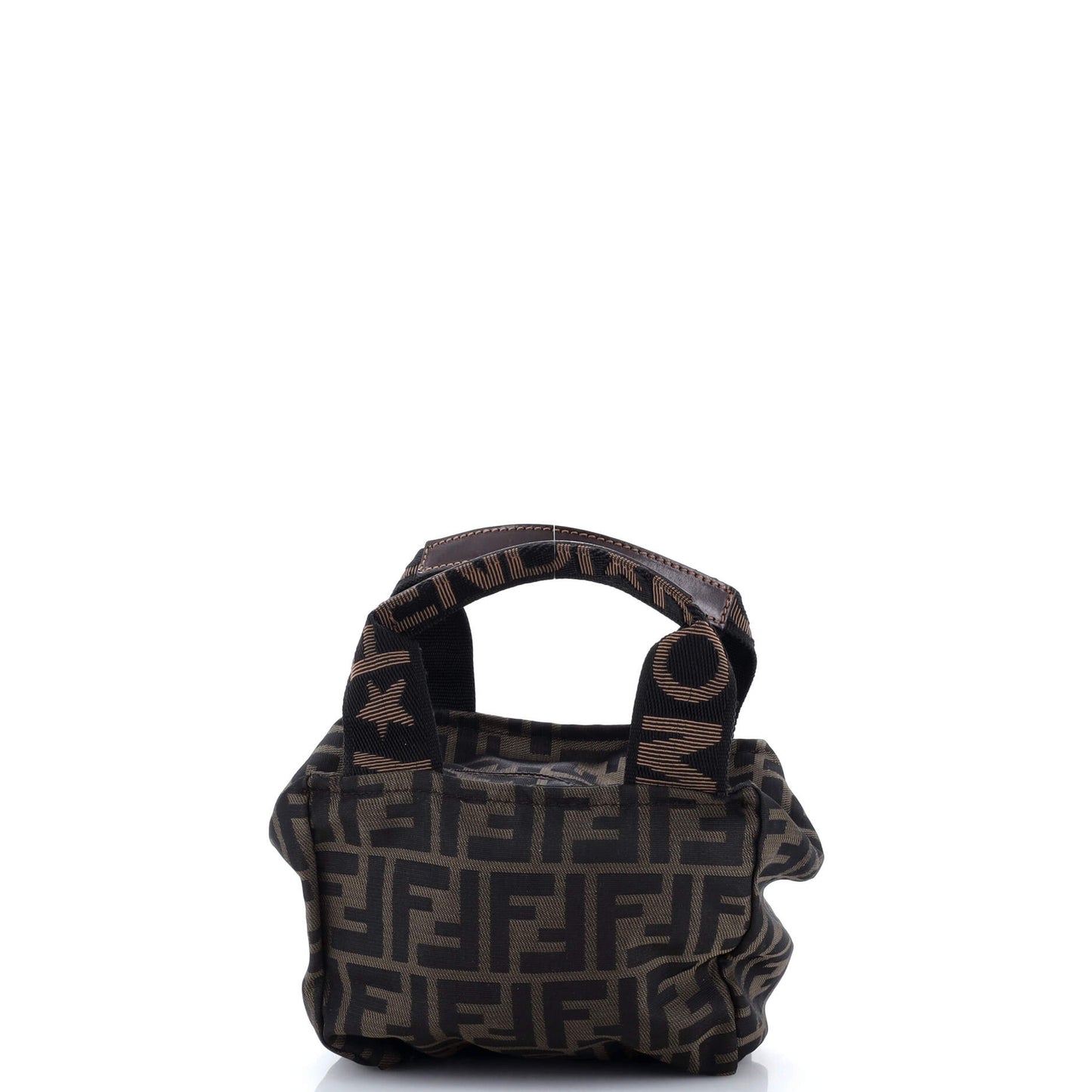 Fendi Vintage 1925 Cosmetic Tote in Pumpkin Canvas, Mini