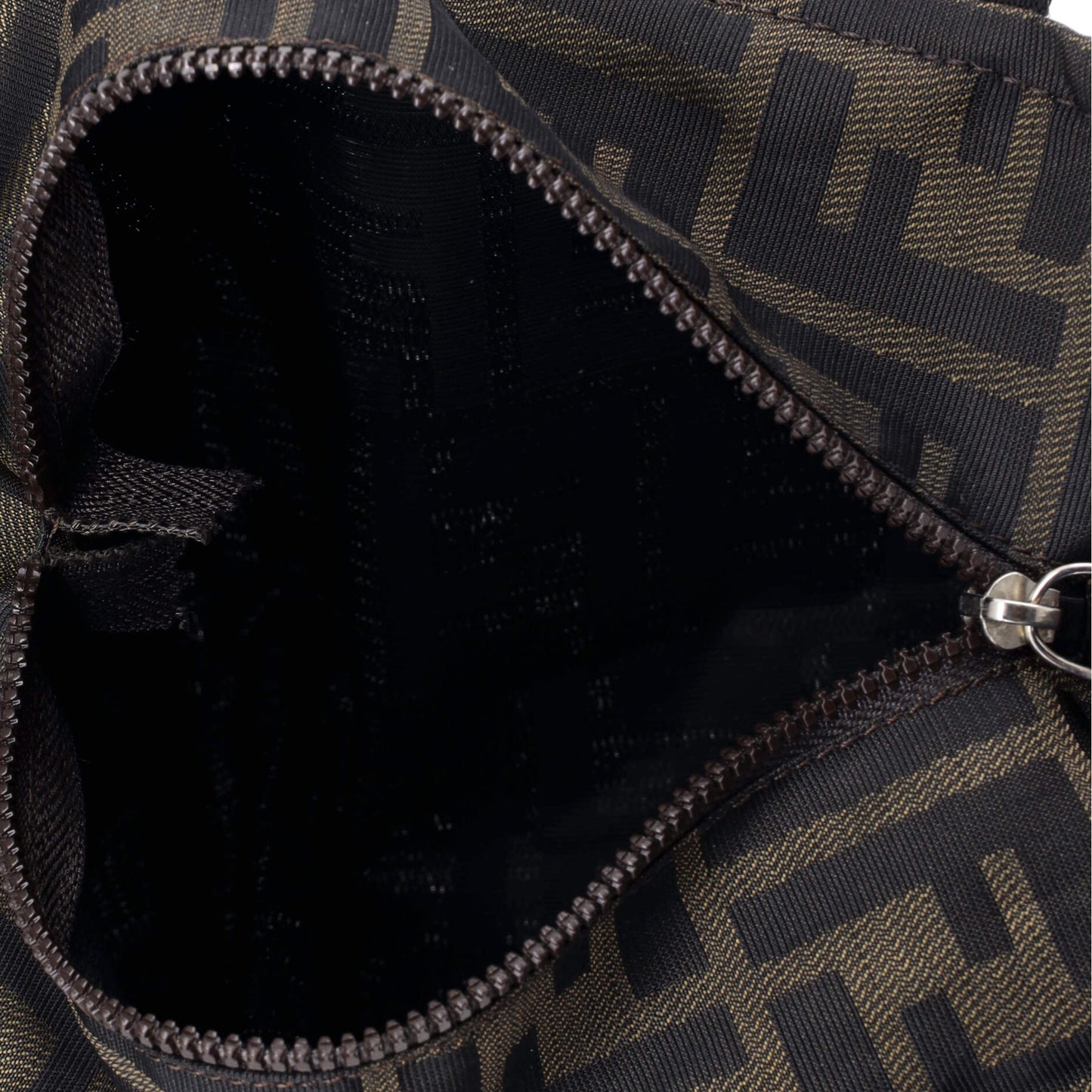 Fendi Vintage 1925 Cosmetic Tote in Pumpkin Canvas, Mini