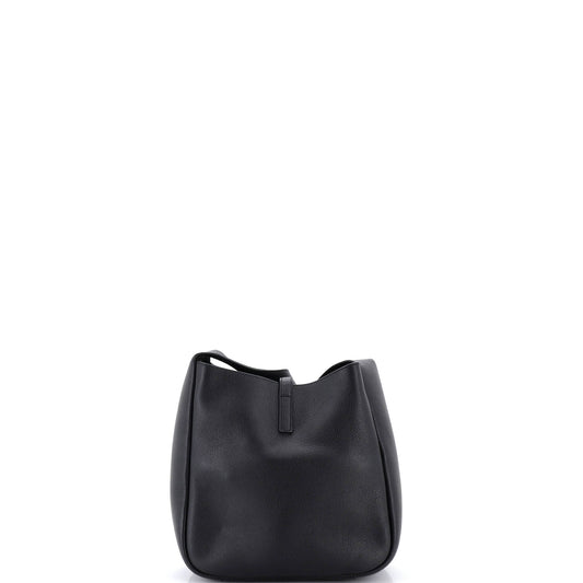 Saint Laurent Le 5 a 7 Supple Hobo Leather Small