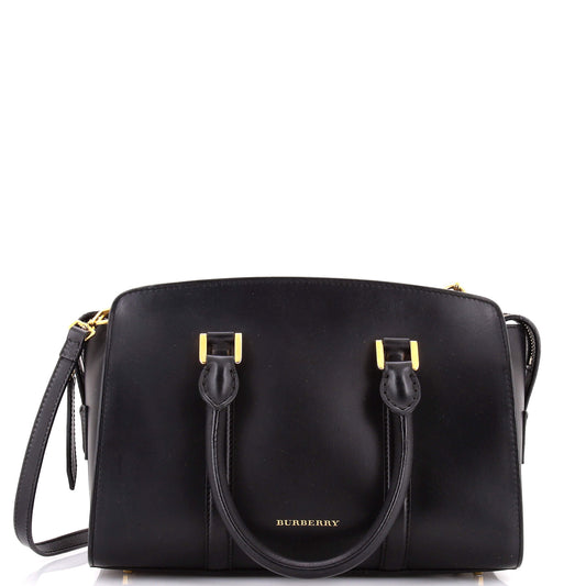 Burberry Wellny Leather Satchel