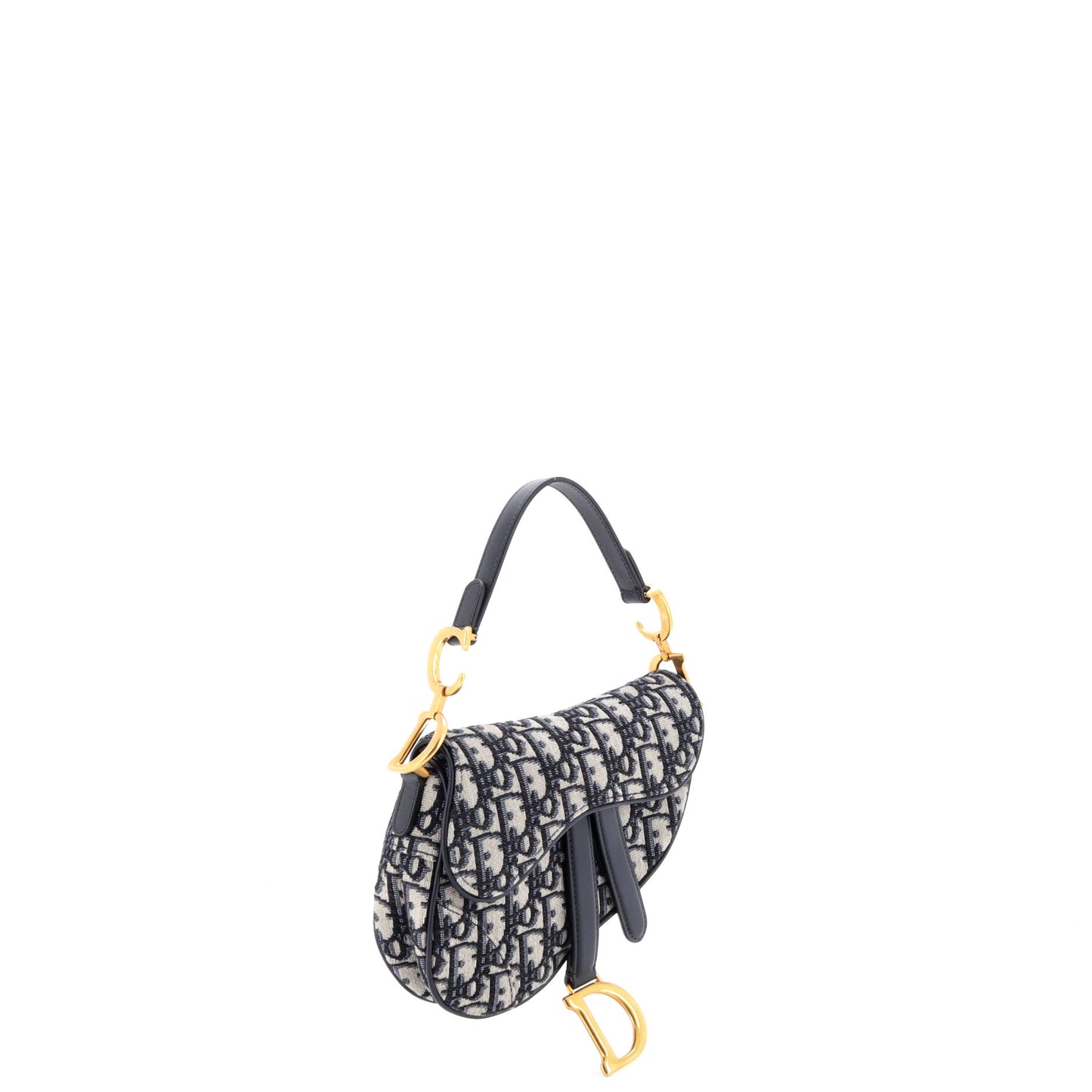 Christian Dior Saddle Handbag Oblique Canvas Mini
