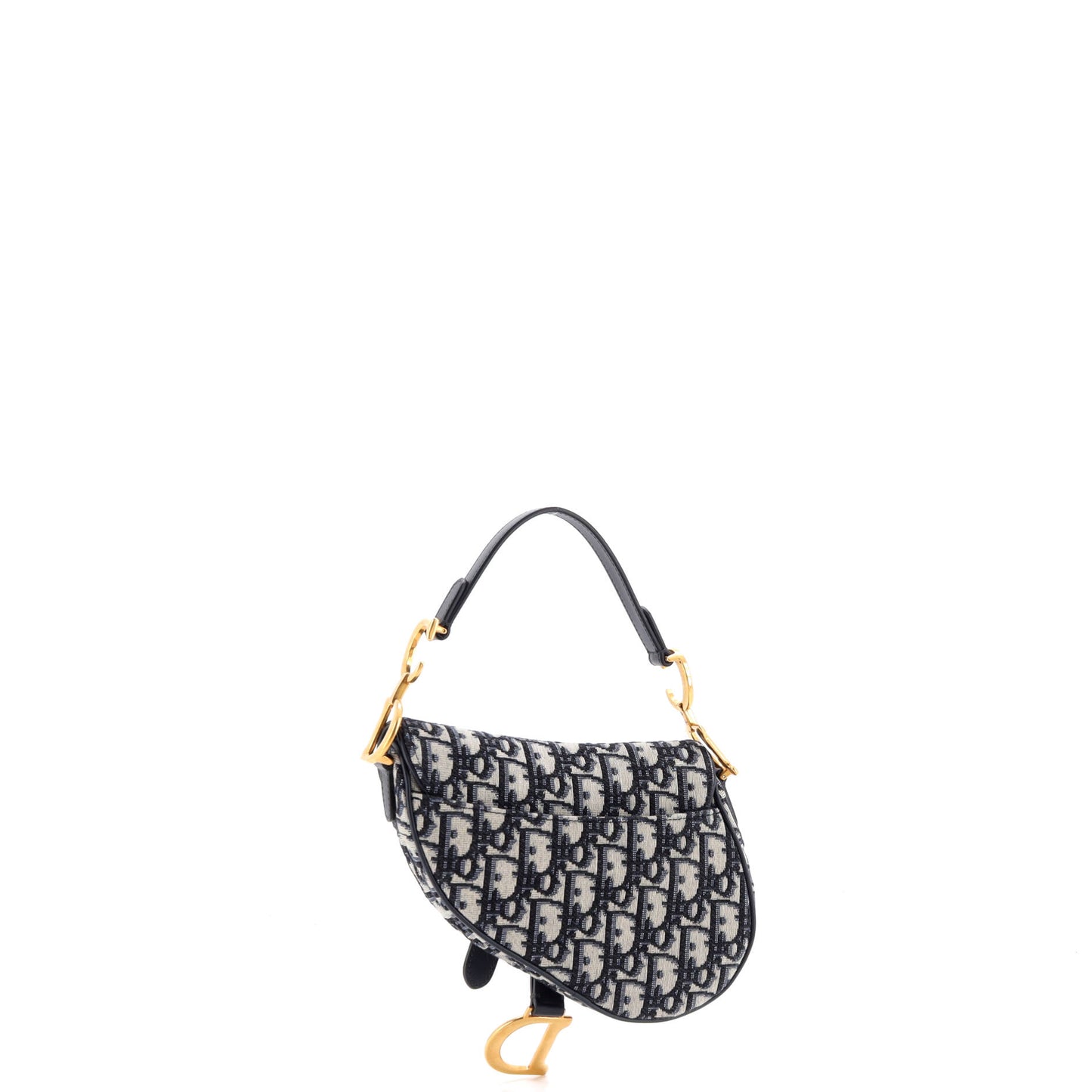 Christian Dior Saddle Handbag Oblique Canvas Mini
