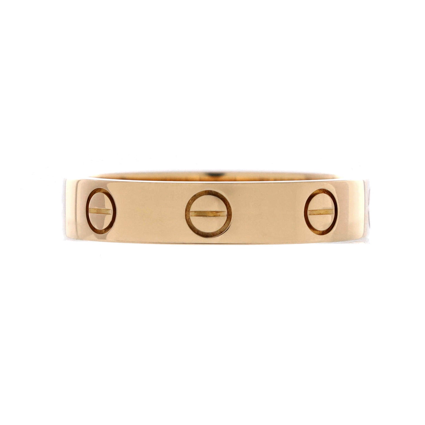 カルティエ ラブ ウェディング バンド 1 ダイヤモンド リング 18K イエローゴールド ダイヤモンド付き