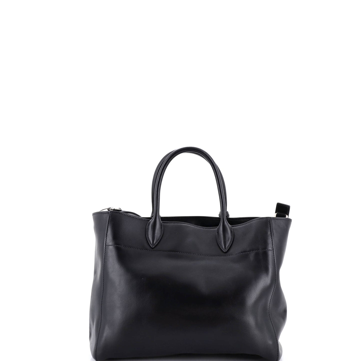 Prada Convertible Open Tote City in Calfskin, Medium