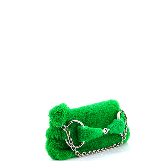 Gucci Horsebit Chain Shoulder Bag in Shearling, Medium
