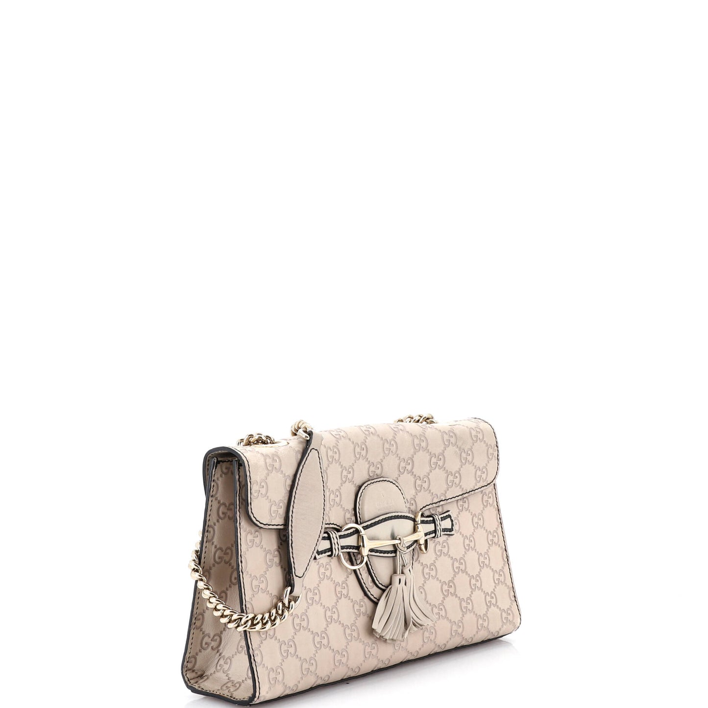 Gucci Emily Chain Flap Bag in Guccissima Leather, Medium