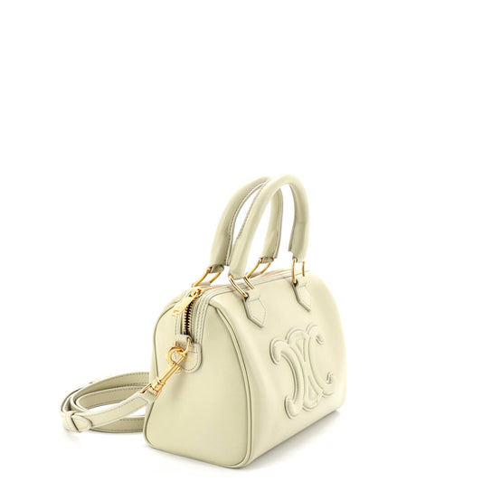 Celine Cuir Triomphe Boston Bag, Small Leather