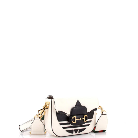 Gucci x Adidas Horsebit 1955 Leather Mini Shoulder Bag