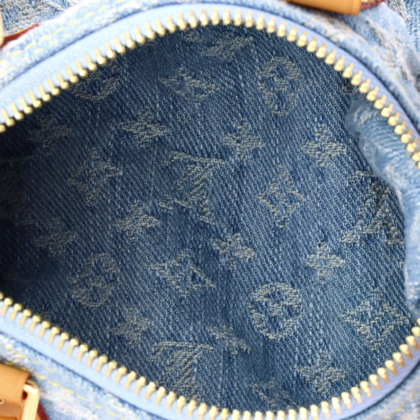 Louis Vuitton Speedy Bandouliere NM Bag Monogram Denim Sky Nano