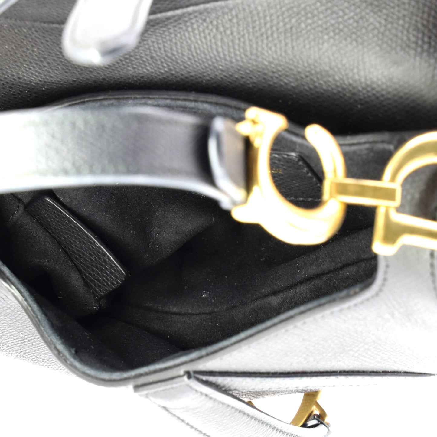 Christian Dior Saddle Leather Mini Handbag