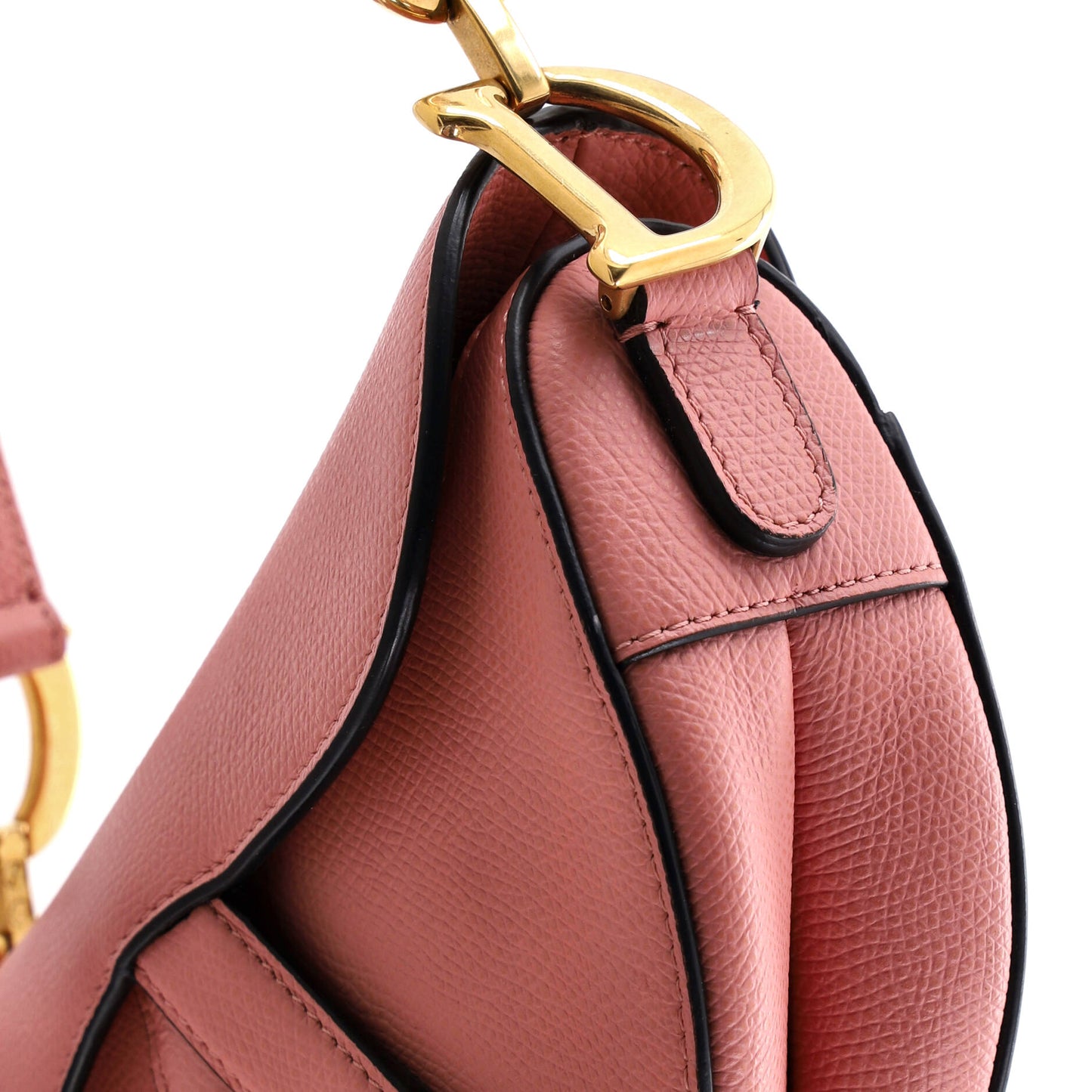 Christian Dior Saddle Leather Mini Handbag