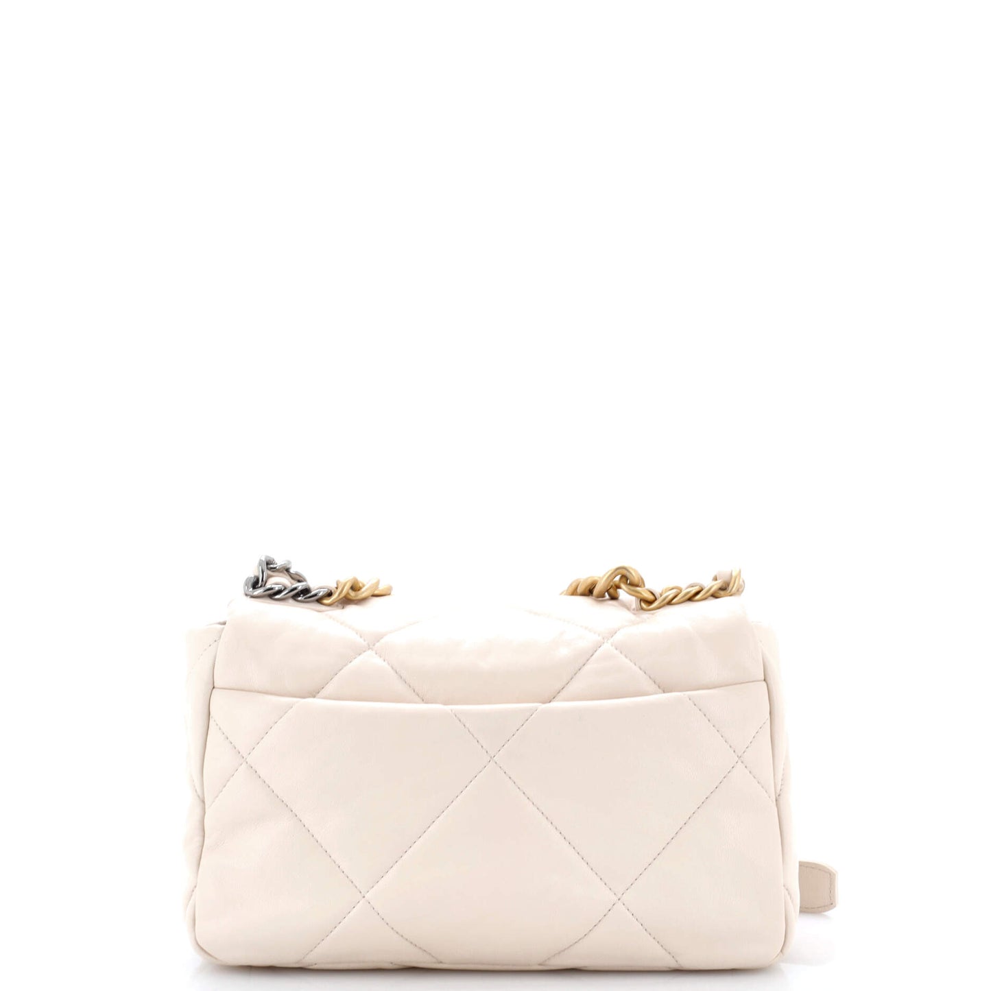 Chanel 19 flap bag in quilted leather, medium