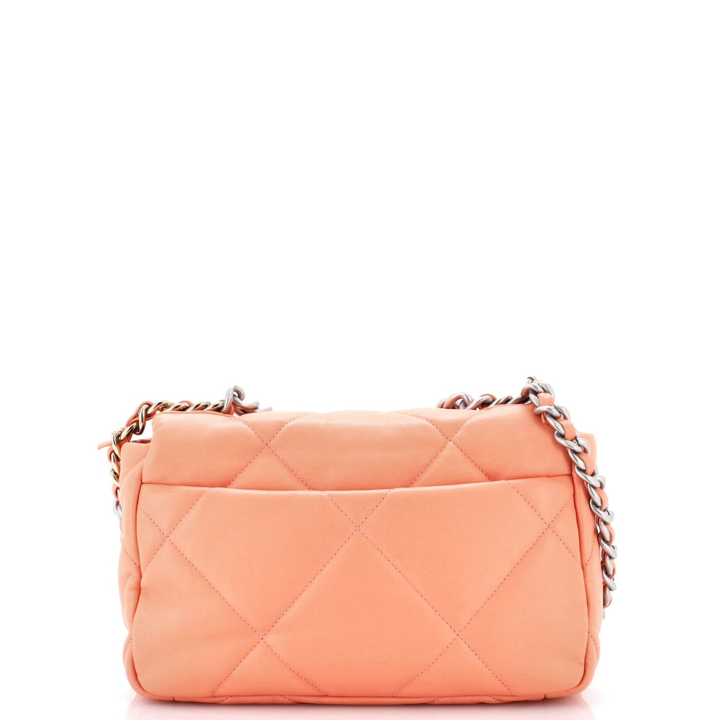 Chanel 19 flap bag in quilted leather, medium
