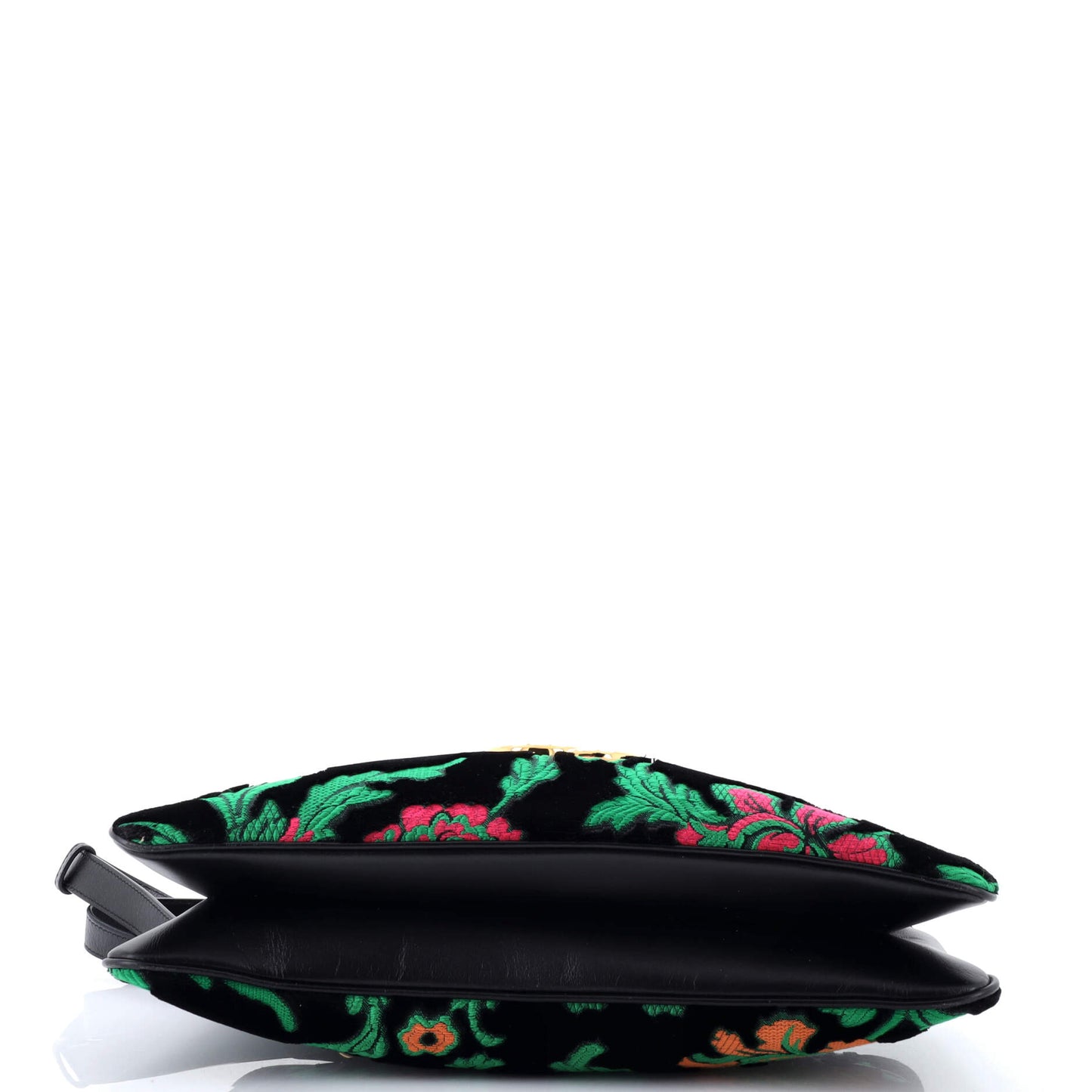 Gucci Arli Large Embroidered Jacquard Top Handle Bag