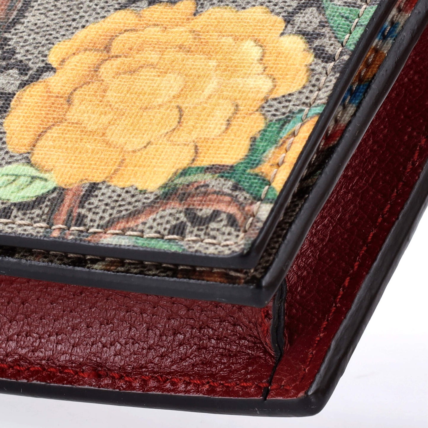 Gucci Chain Wallet in Tian Print GG Coated Canvas