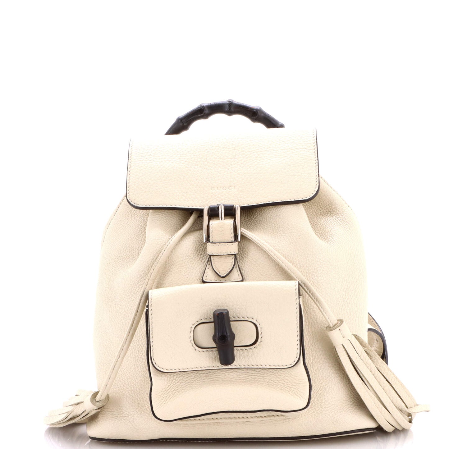 Gucci Bamboo Tassel Backpack in Leather, Medium