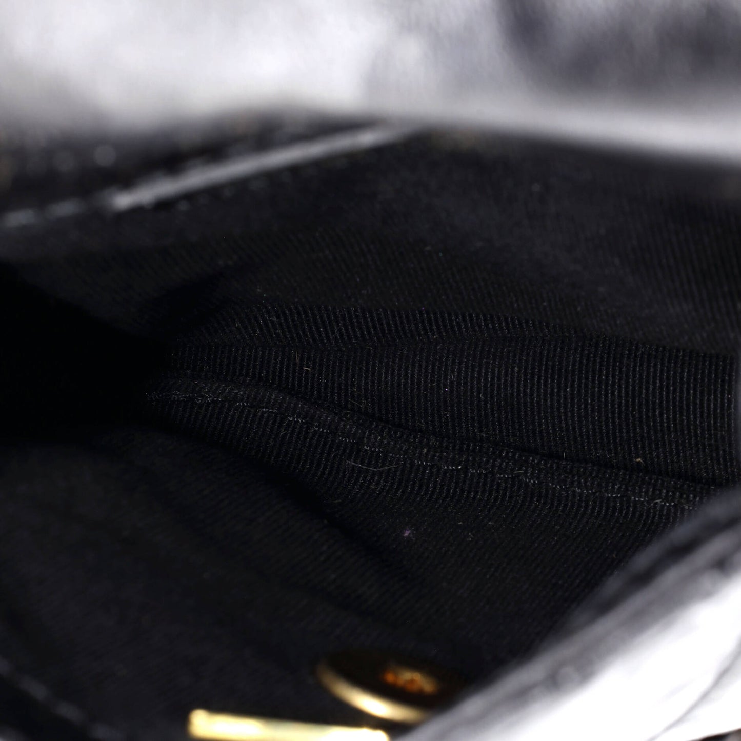 Chanel City School Mini Flap Messenger Bag in Quilted Aged Calfskin