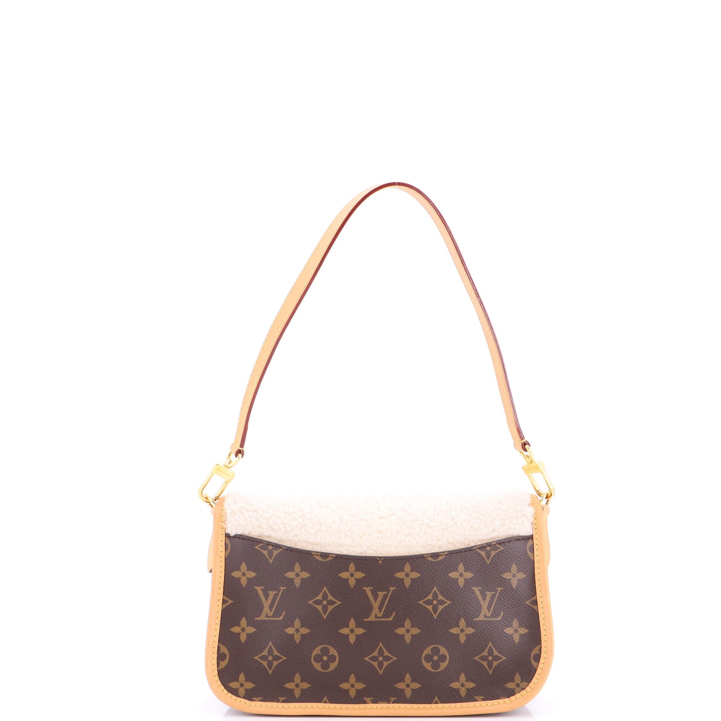Louis Vuitton Diane NM Handbag in Monogram Canvas with Shearling