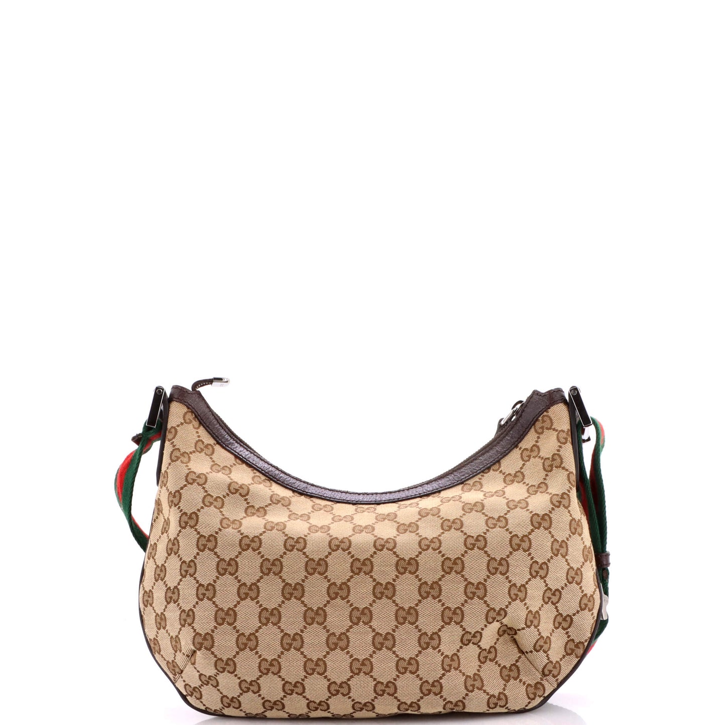 Gucci Half Moon Crossbody Bag in GG Canvas, Medium