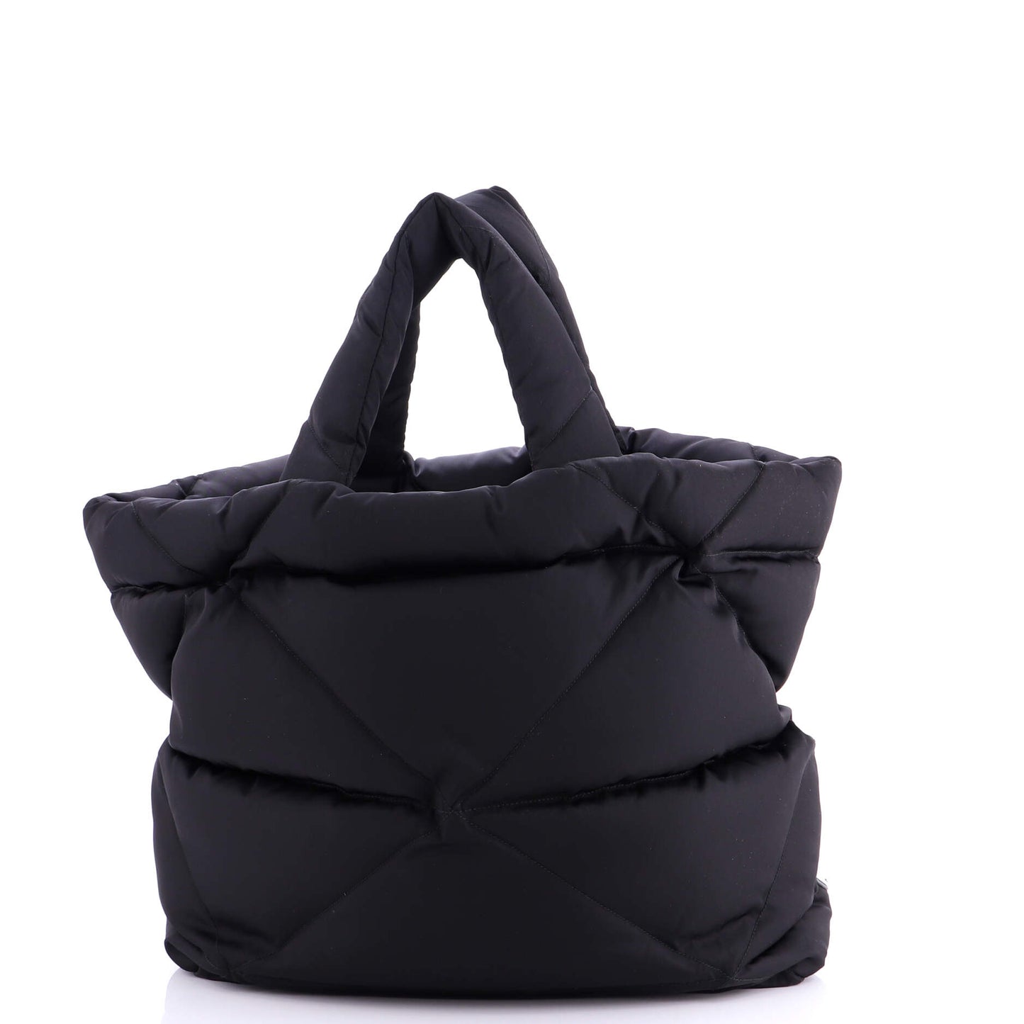 Prada Padded Logo Tote Bag, Quilted Re-Nylon, Medium