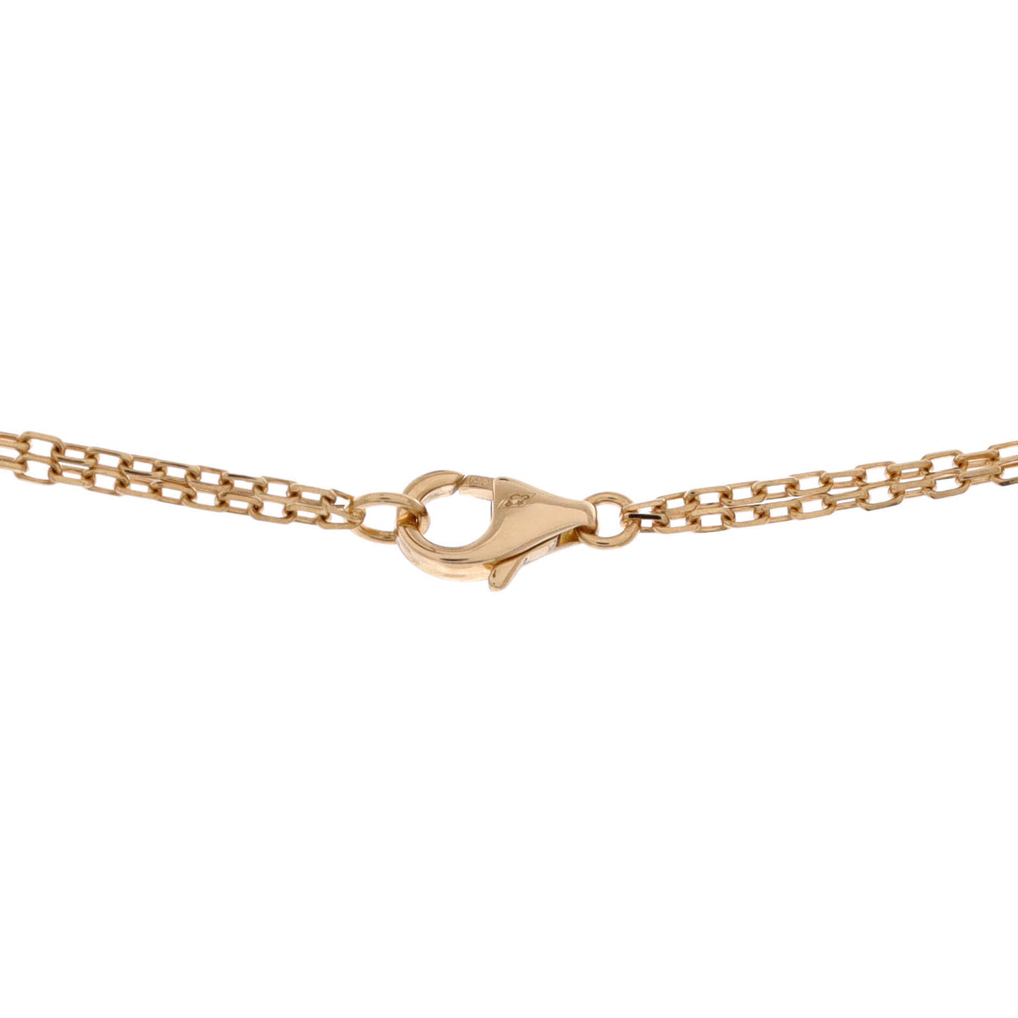 Cartier 2-Diamond Love Pendant Necklace in 18K Yellow Gold and Diamonds