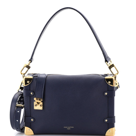 Louis Vuitton Side Trunk Handbag in Taurillon Leather, MM