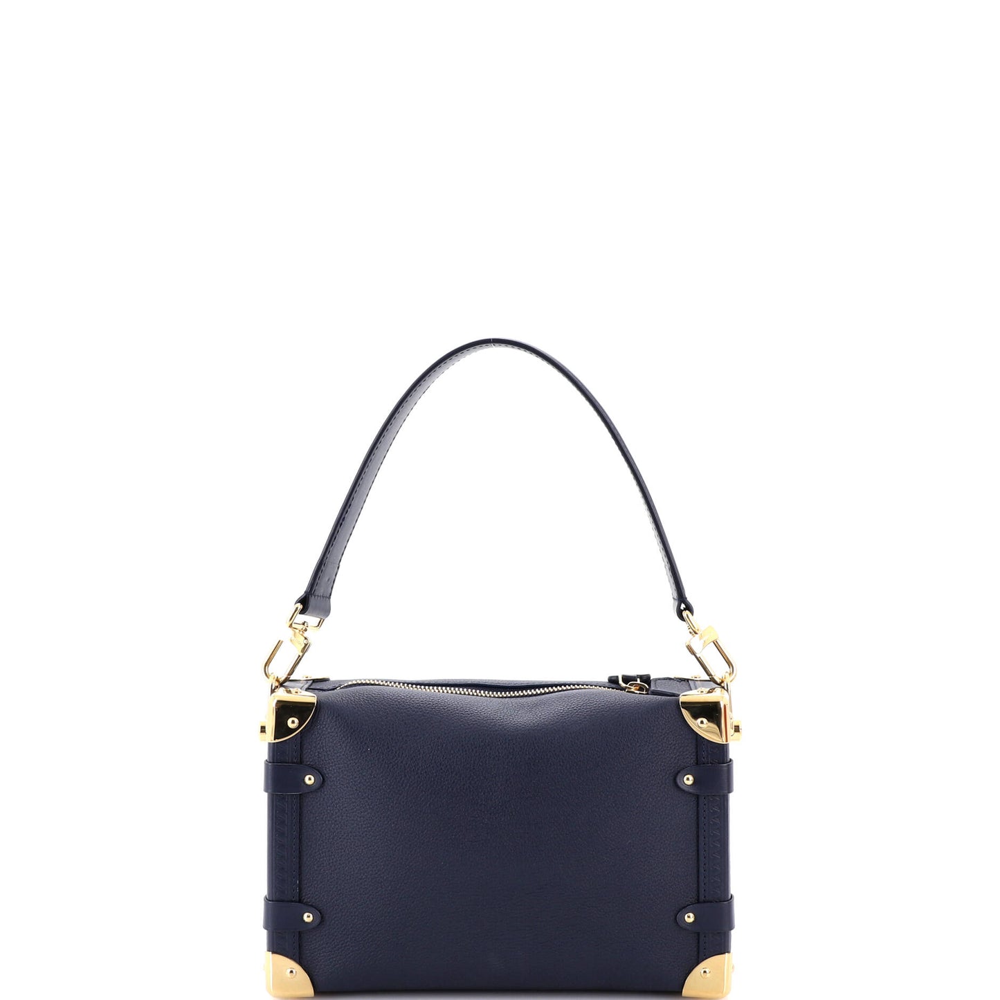 Louis Vuitton Side Trunk Handbag in Taurillon Leather, MM