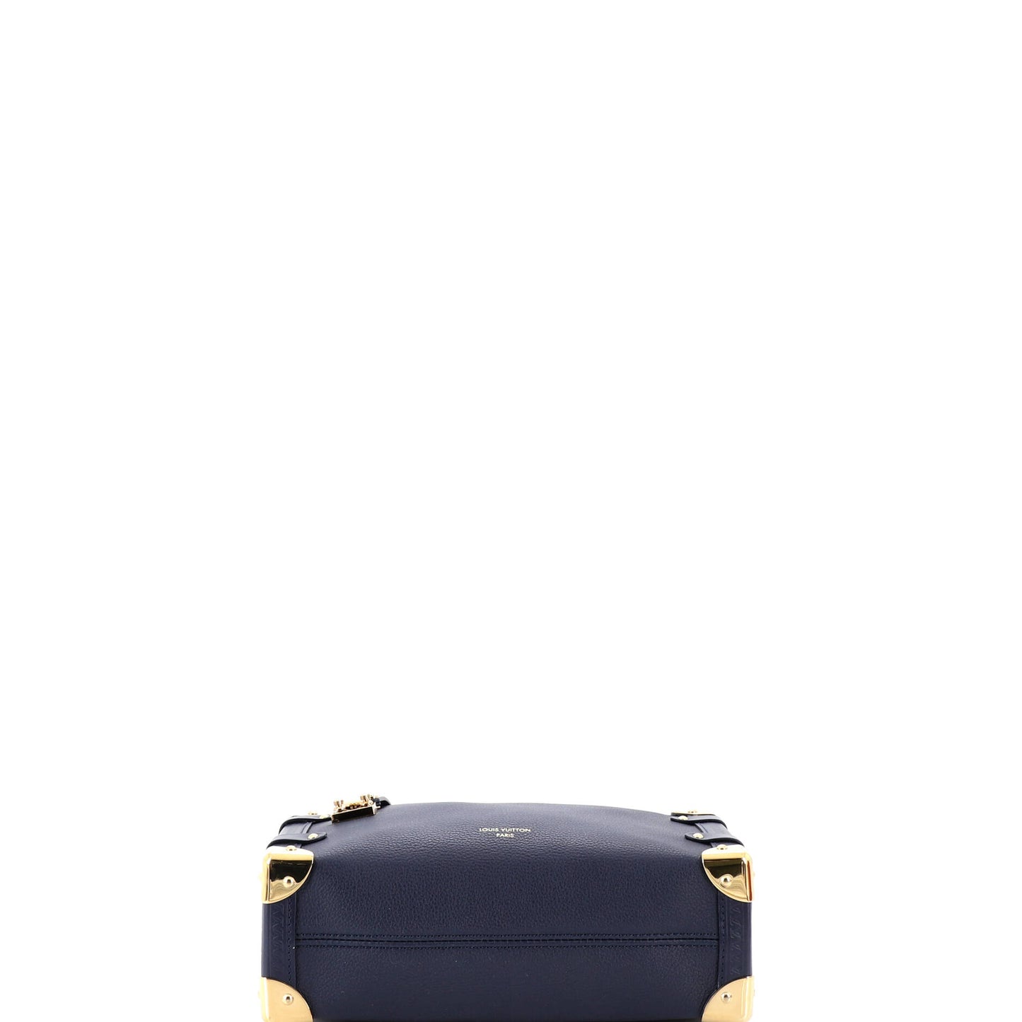 Louis Vuitton Side Trunk Handbag in Taurillon Leather, MM