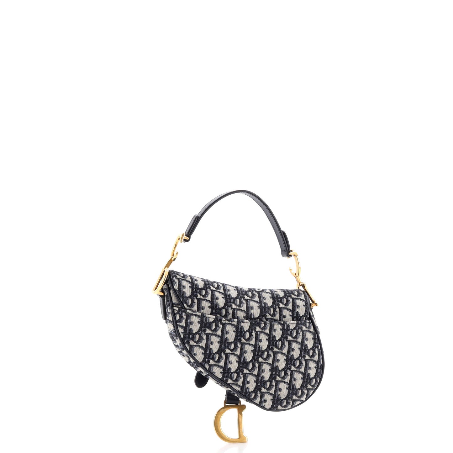 Christian Dior Saddle Handbag Oblique Canvas Mini