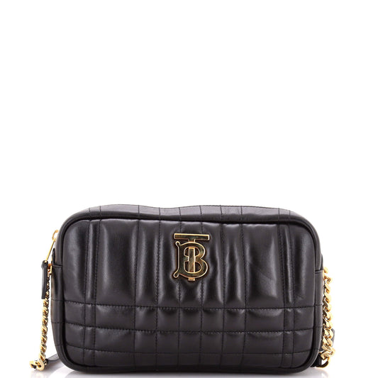 Burberry Lola Camera Bag in Quilted Leather, Small