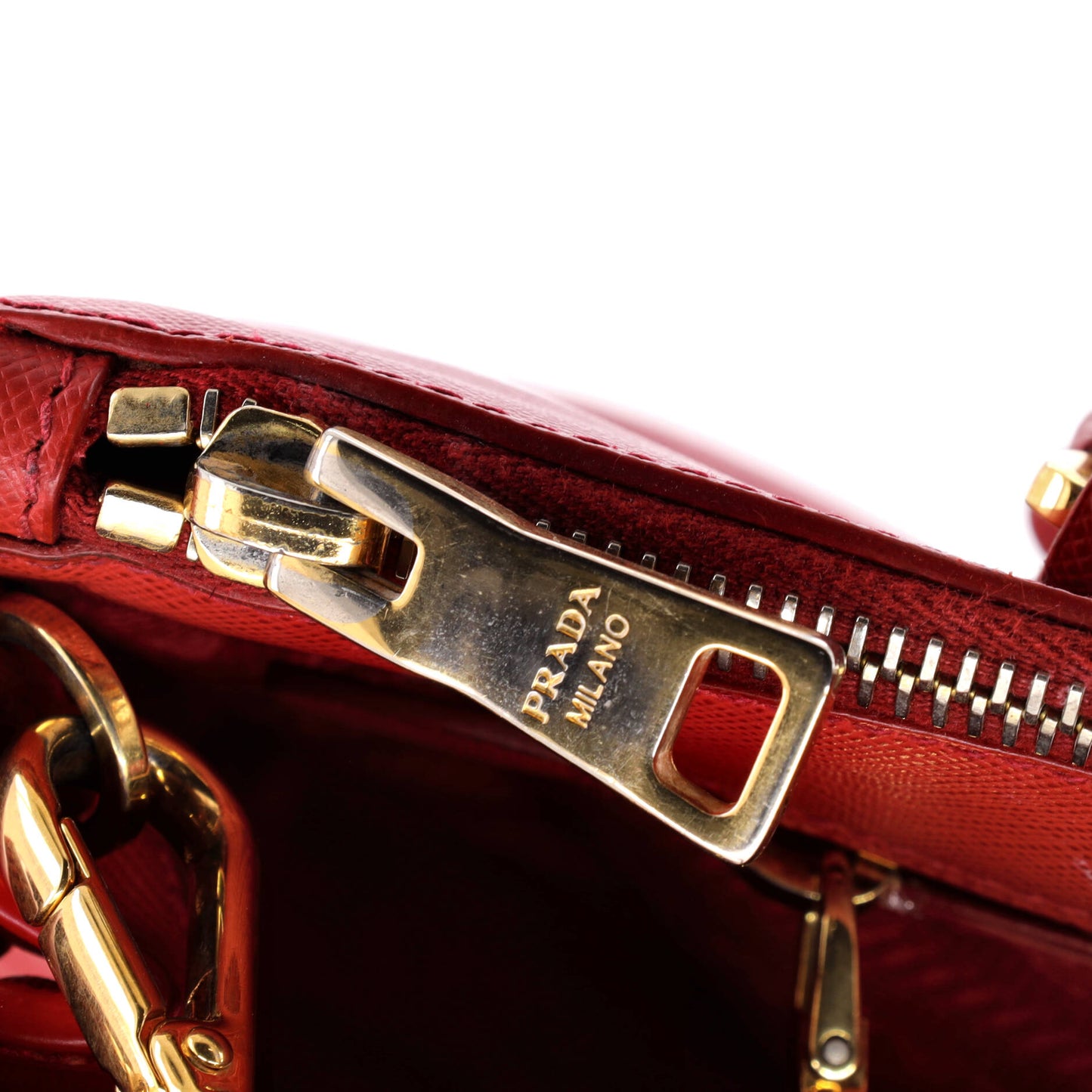 Prada Galleria Double Zip Tote Bag in Saffiano Leather, Medium