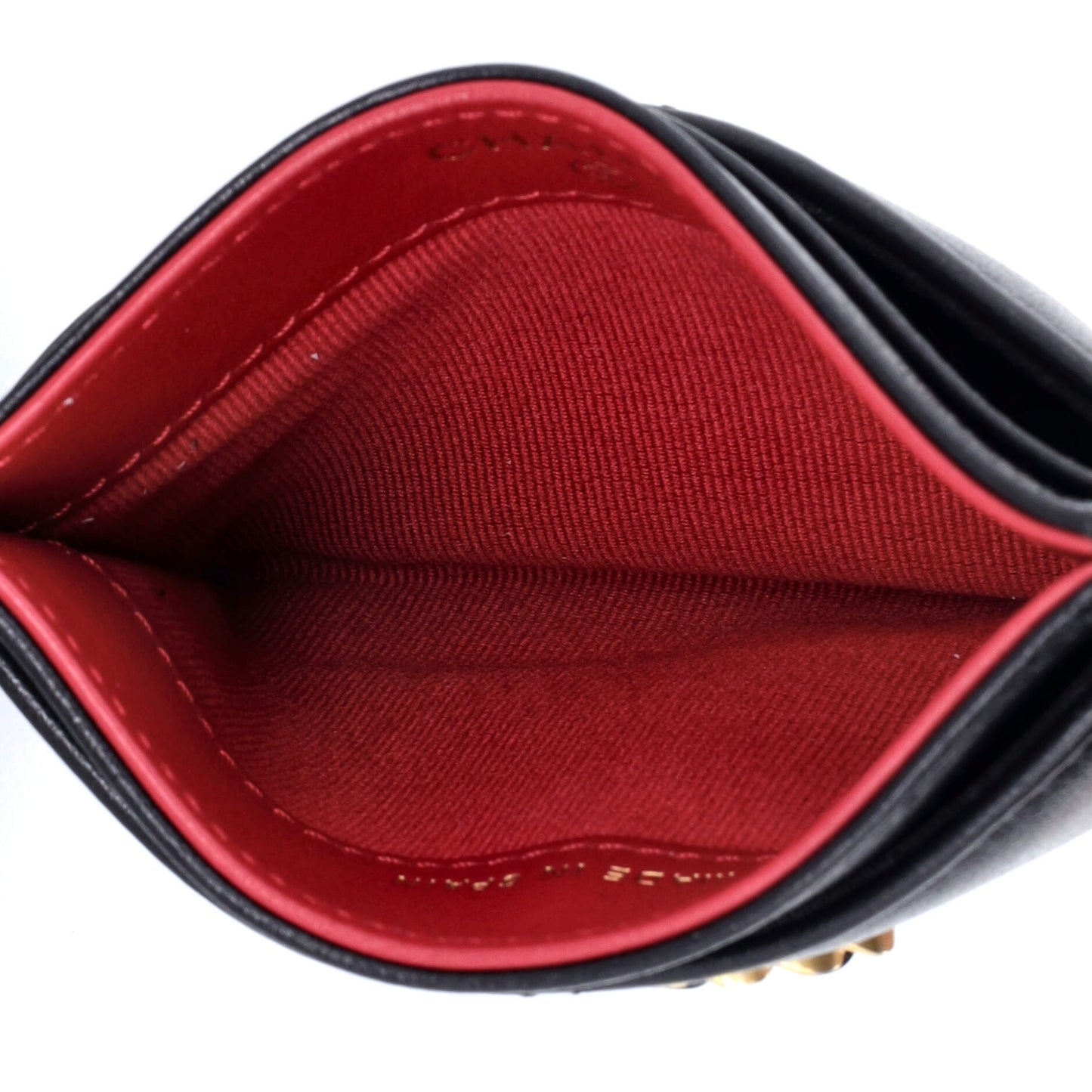 Chanel 19 Card Holder in Quilted Leather