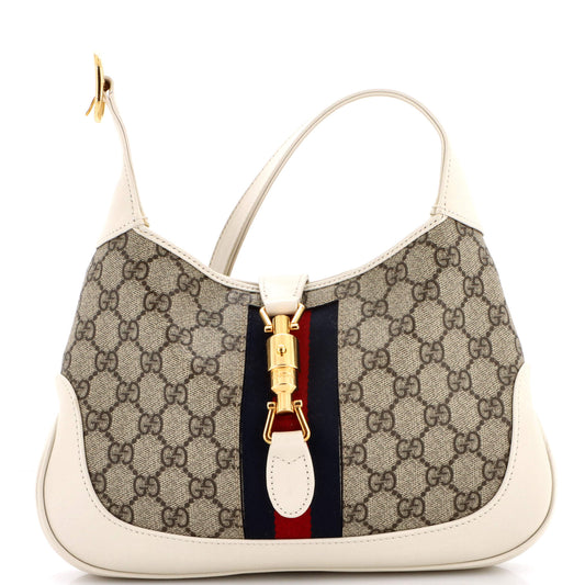 Gucci Jackie 1961 Hobo Bag in GG Coated Canvas, Small