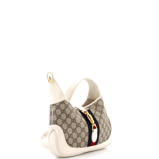 Gucci Jackie 1961 Hobo Bag in GG Coated Canvas, Small