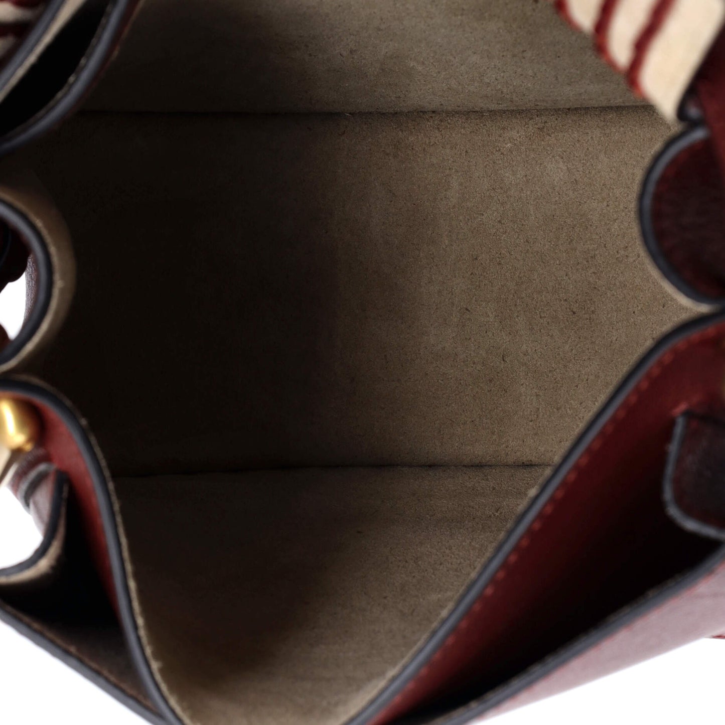 Chloe Hudson small whipstitch leather handbag