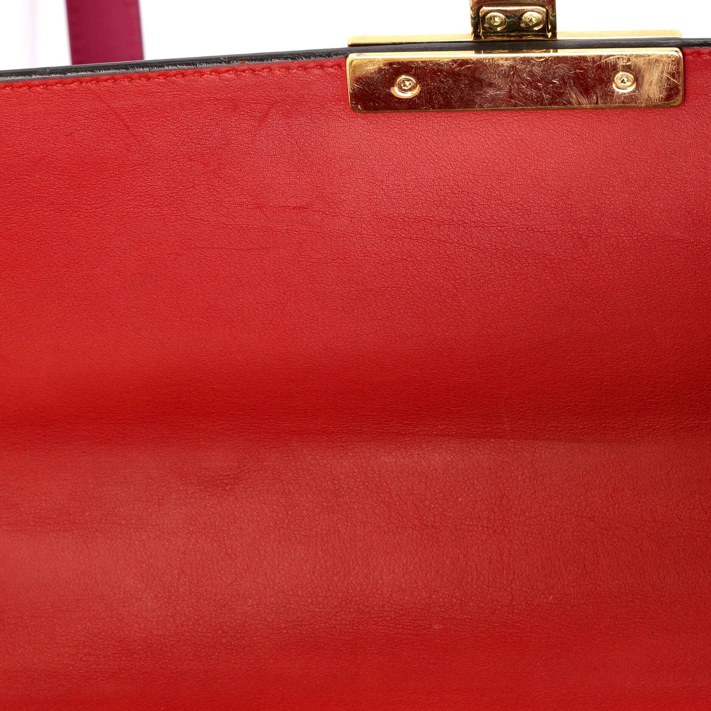 Gucci Padlock Top Handle Bag in GG Coated Canvas and Leather, Medium