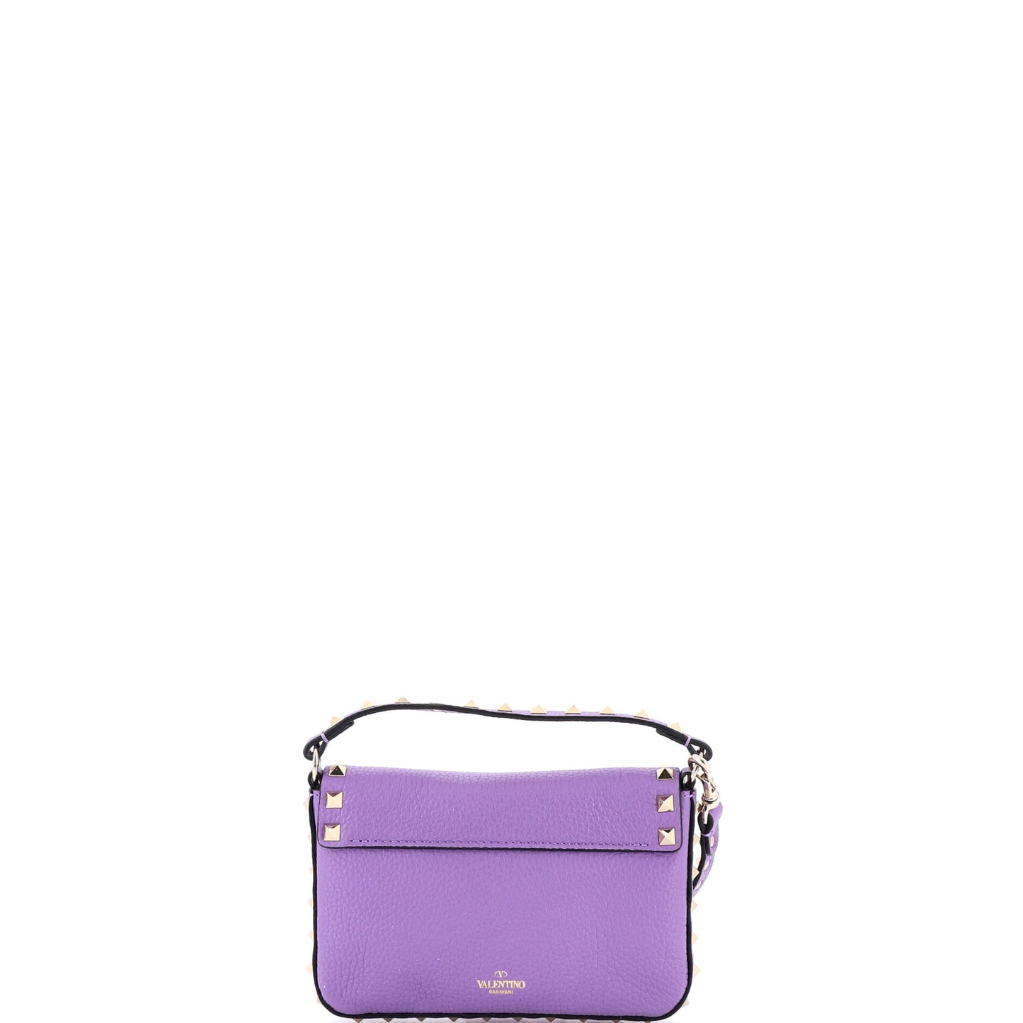 Valentino Garavani Rockstud Top Handle Crossbody Pouch in Leather, Mini