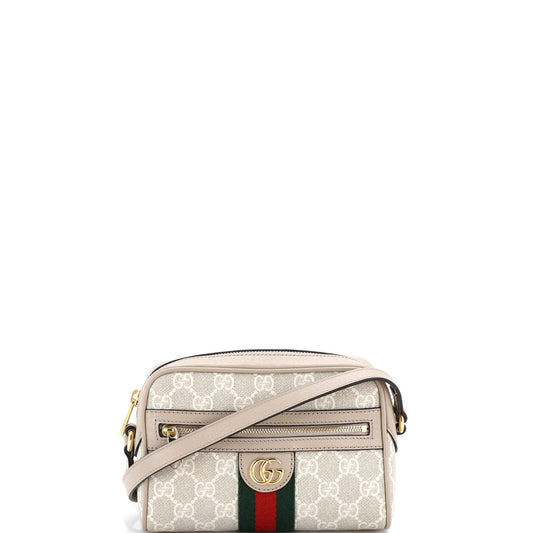 Gucci Ophidia Mini Shoulder Bag in GG Coated Canvas