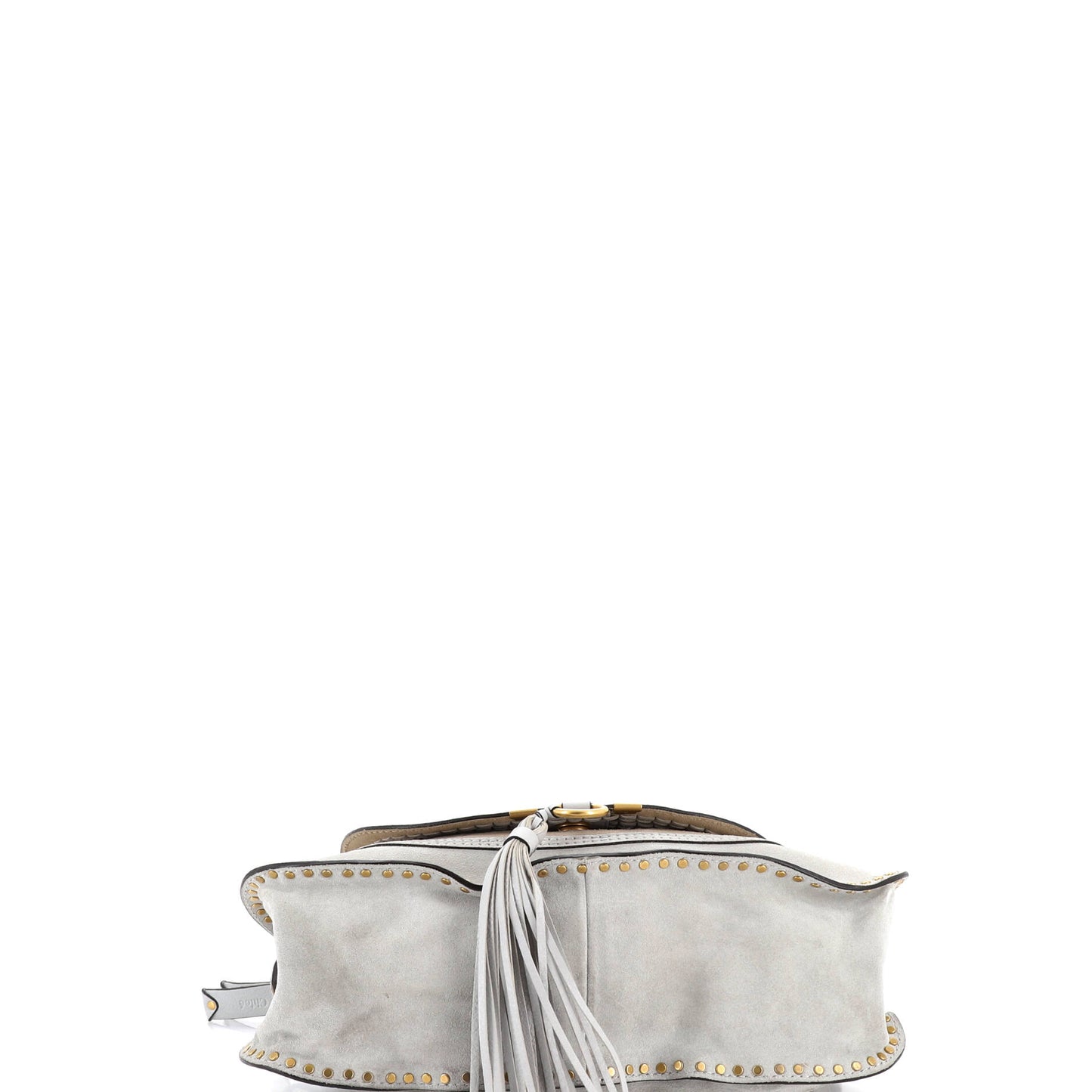 Chloe Marcie Satchel, Whipstitch Studs, Medium Suede
