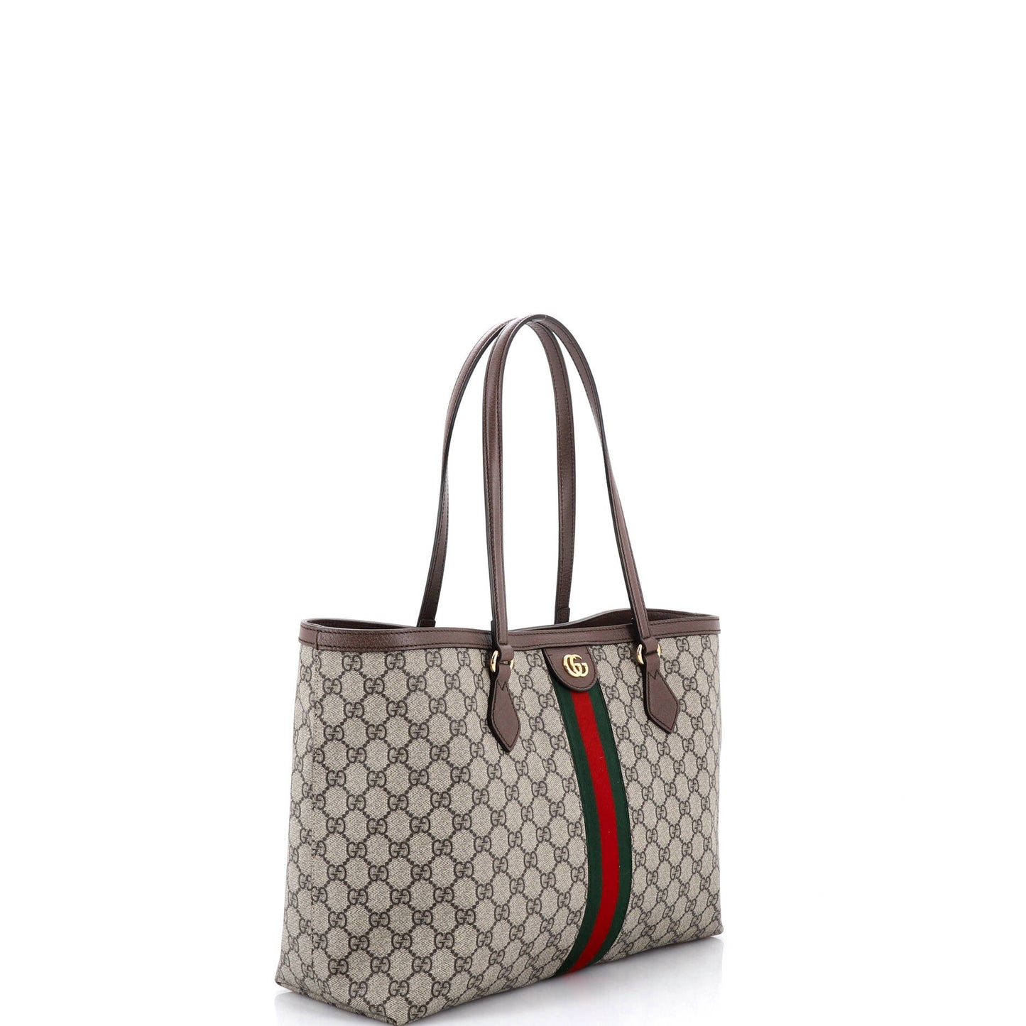 Gucci Ophidia Shopping Tote in GG Coated Canvas, Medium