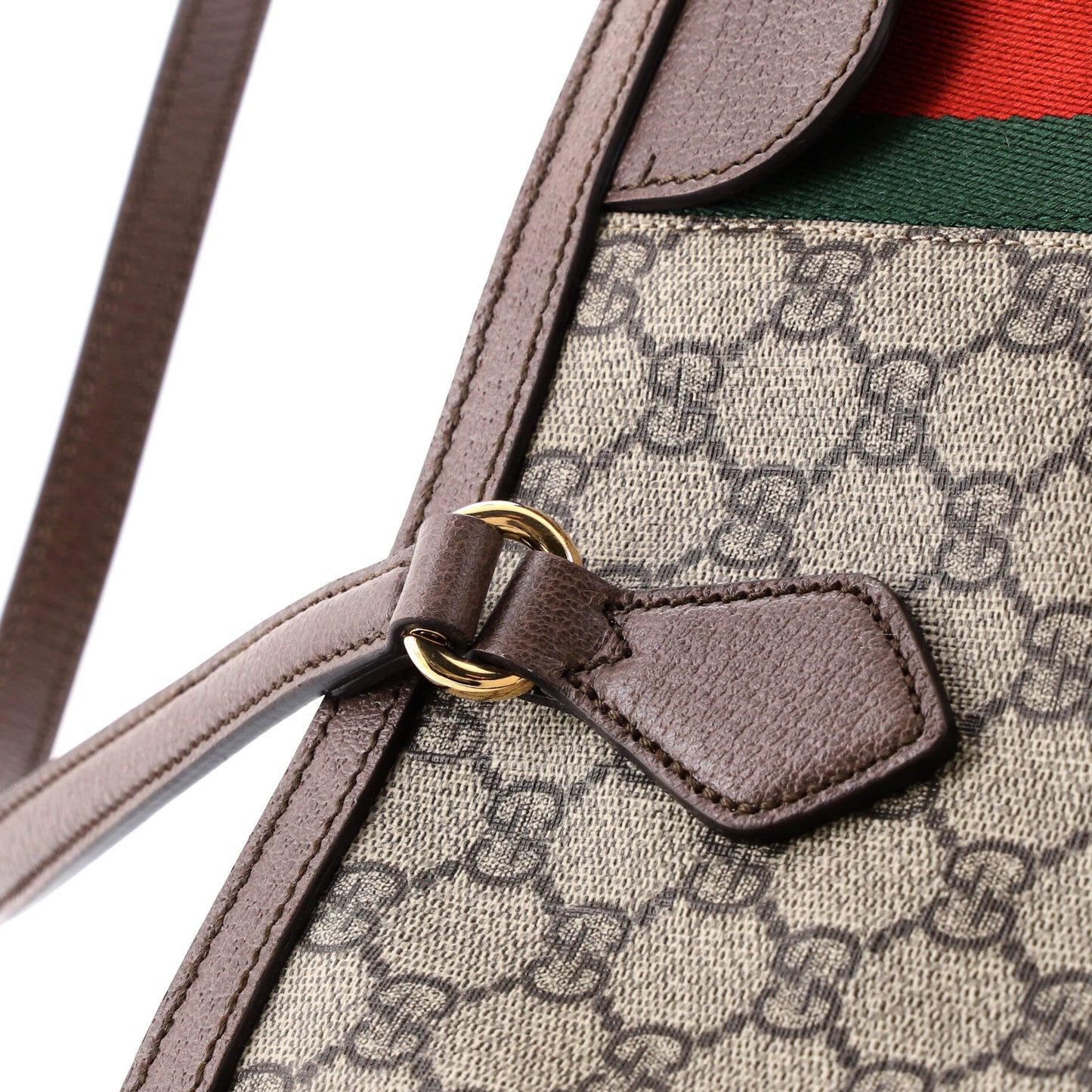 Gucci Ophidia Shopping Tote in GG Coated Canvas, Medium