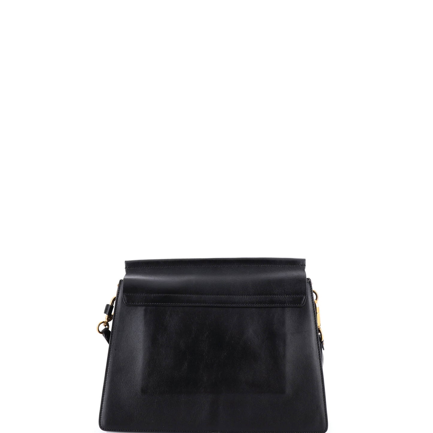 Chloe Faye Medium Leather and Tapestry Shoulder Bag