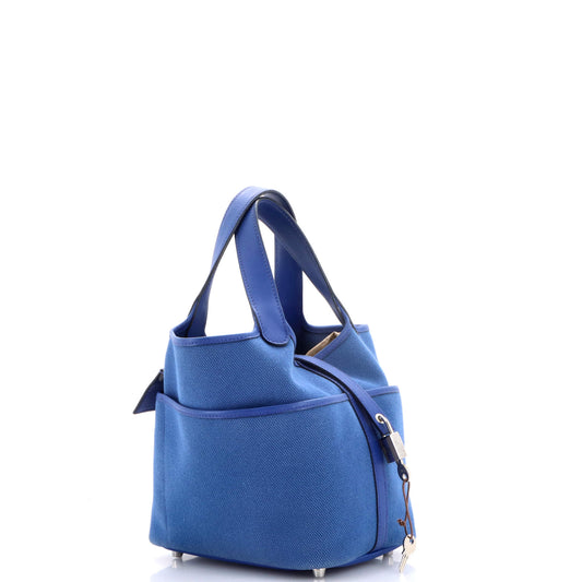 Hermès Cargo Picotin Lock Bag Canvas & Swift PM