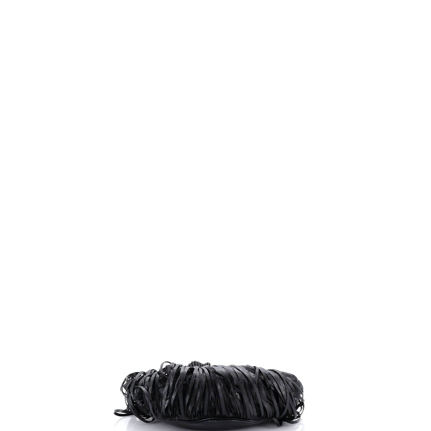 Balenciaga Le Cagole Giant Stud Fringe Shoulder Bag in Leather, Size XS