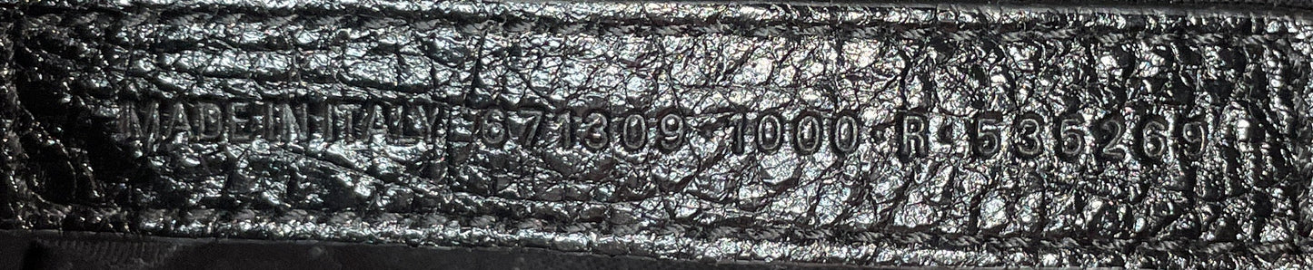 Balenciaga Le Cagole Giant Stud Fringe Shoulder Bag in Leather, Size XS
