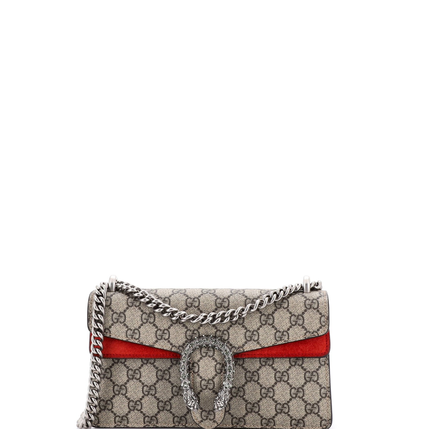 Gucci Dionysus Bag, GG Coated Canvas with Crystal and Metal Accents, Small