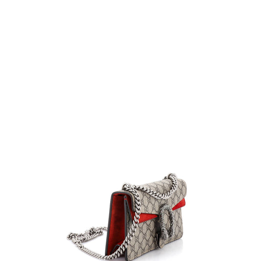 Gucci Dionysus Bag, GG Coated Canvas with Crystal and Metal Accents, Small