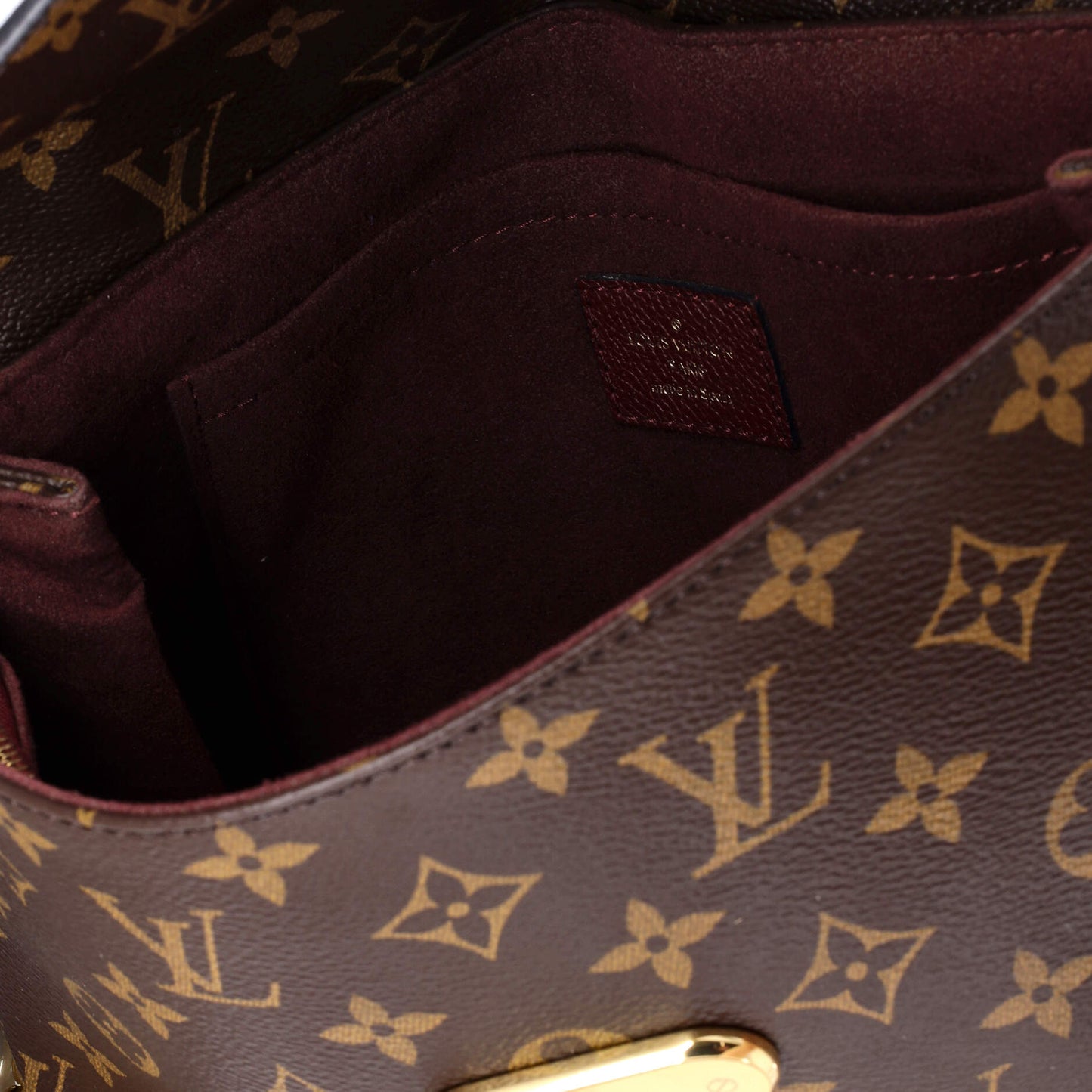 Louis Vuitton Saint-Placide Handbag in Monogram Canvas and Leather