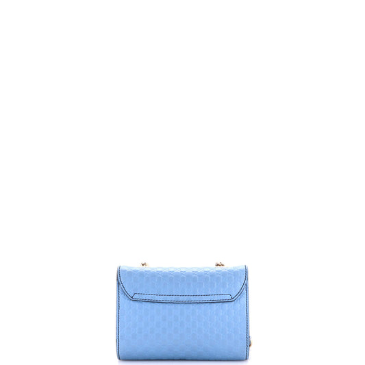 Gucci Emily Chain Flap Bag in Micro Guccissima Leather, Mini