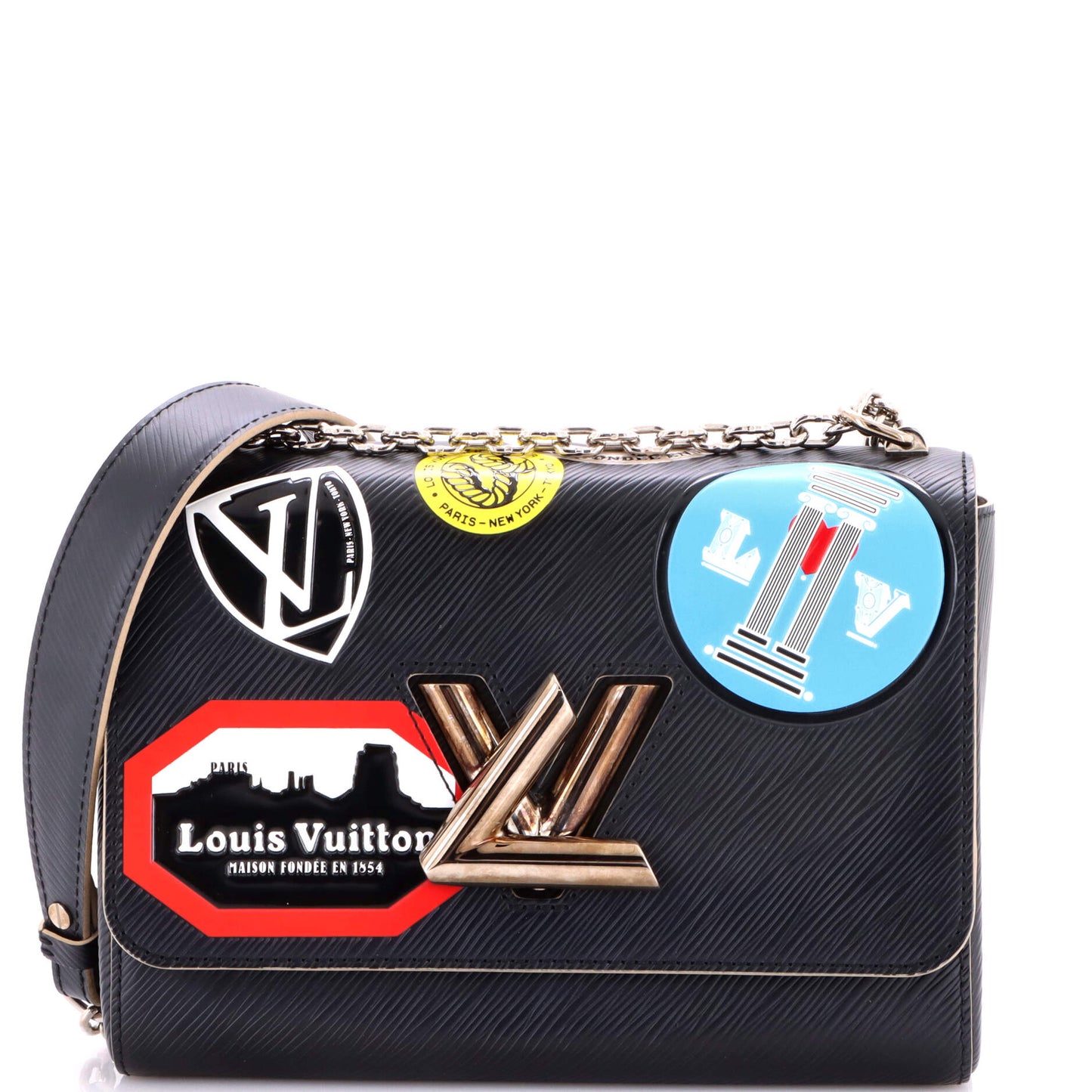 Louis Vuitton Twist Handbag Limited Edition World Tour Epi Leather MM